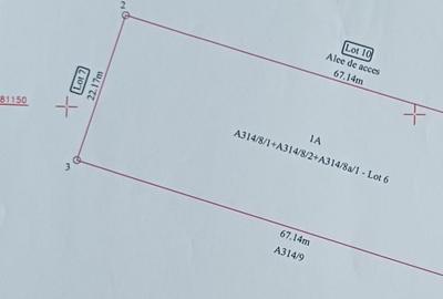 Teren Construcții intravilan de 1500 mp, în Nord - 2