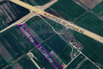 Teren de 7029 mp, în Est