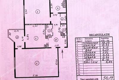 Apartament cu 2 camere decomandat în Piața Centrală - 3