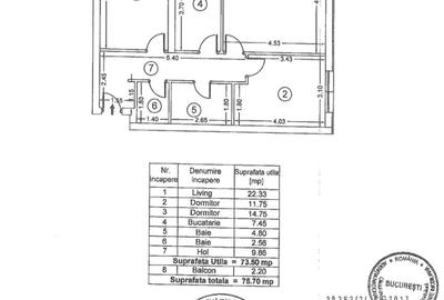 Apartament 3 camere Lujerului | Prima inchiriere | 76 mp | Etaj 10/11 - 13