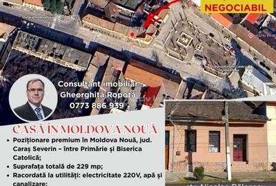 Casa cu teren 229 mp Moldova Noua, jud. Caras Severin - 1