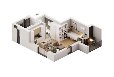 Apartament cu 1,5 camere in zona Confec?ii - 3