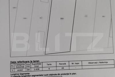 Teren de 3081 mp, în Central