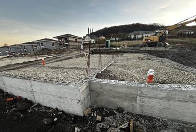 Teren autorizat in Chinteni pentru casa individuala cu fundatie ridicata - 4