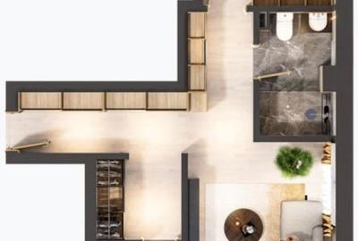 Apartament cu 2 camere decomandat în Mircea cel Bătrân - 2