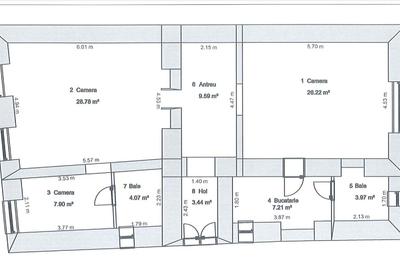 Apartament cu 3 camere decomandat în Ultracentral - 11
