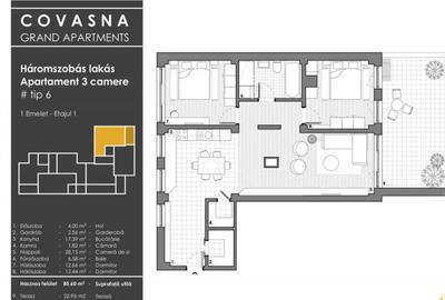 Apartament cu 18 camere decomandat în Central - 16