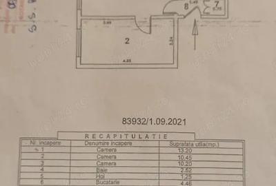 Apartament cu 3 camere semidecomandat în Micro 21 - 3