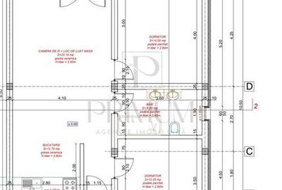 Duplex cu 3 camere cu Canalizare în Moșnița Nouă - 2