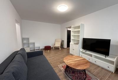 Apartament cu 3 camere semidecomandat, mobilat în Iancului