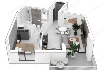 Apartament cu 2 camere semidecomandat în Mehala - 8