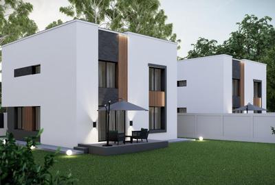 Locuinta moderna individuala-incalzire in pardoseala-pompa de caldura-teren 400 - 2