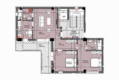 Apartament cu 3 camere decomandat în Primo - 5