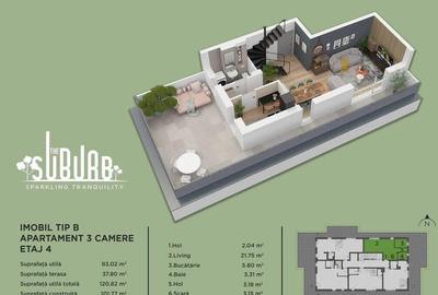 Duplex 3 camere The Suburb Buftea - 14