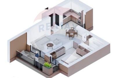 Apartament cu 2 camere decomandat în Decebal - 7