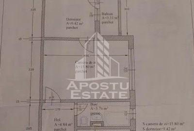 Apartament semidecomandat, 2 camere, centrala proprie,Sagului - 9