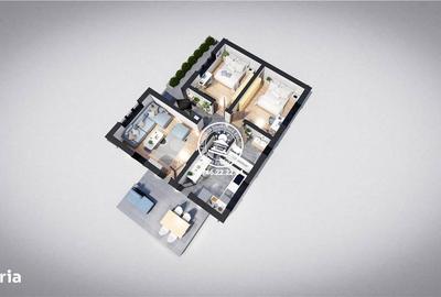 Casă cu 3 camere în Vocotești - 20