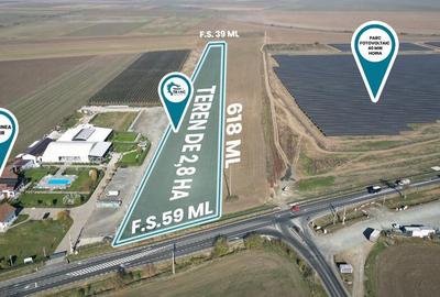 Teren de 2,8 ha pentru dezvoltare industriala, horeca sau fotovoltaice - 2