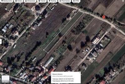 Teren de 2500 mp, în Exterior Vest