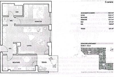 Apartament cu 2 camere semidecomandat, mobilat în Aradului - 11