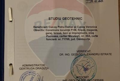 Teren 5,408mp Pucioasa / Strada Miculesti - 5