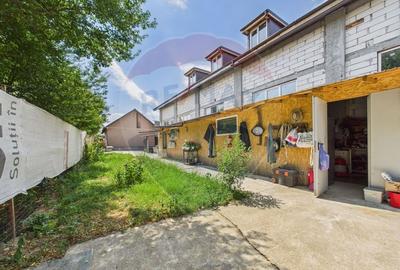 Hala, teren 5000 mp si casa in Potlogi- 38 km pana in Bucuresti - 18