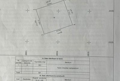 Teren de 500 mp, în Exterior Vest - 1