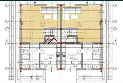 Duplex semifinisat 4 camere suprafata de 120 mp utili + 200 mp teren liber.
