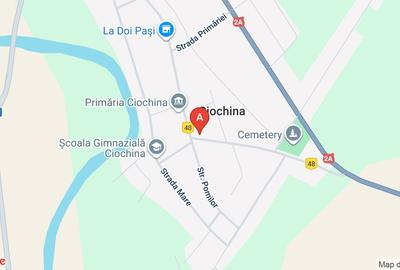 Casa 4 camere înalte, Ialomița, Ciochina, teren 1610 m, - 1