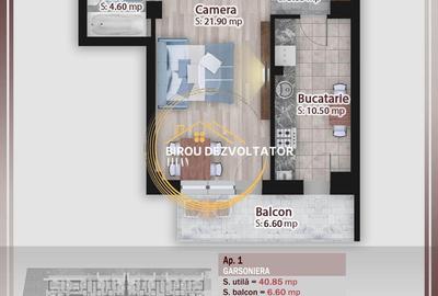 Garsonieră decomandată în Titan - 1