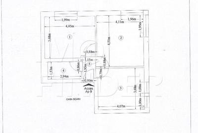 Apartament 2 camere  57 mp, demisol luminos, garaj în Bună Ziua - 3