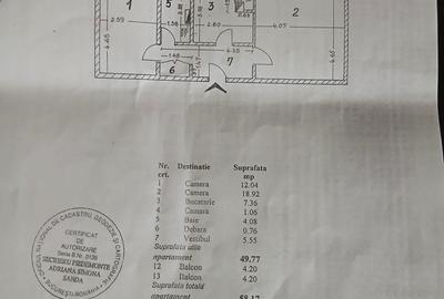 Apartament cu 2 camere decomandat în Rahova - 1