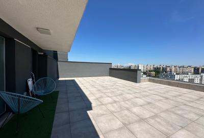Apartament cu terasă 100mp in Trio Bridge View,parcare inclusă ,totul nou - 7