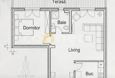 Apartament cu 2 camere decomandat, mobilat în Andrei Mureșanu - 8
