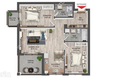 Apartament cu 3 camere în Șelimbăr - 7