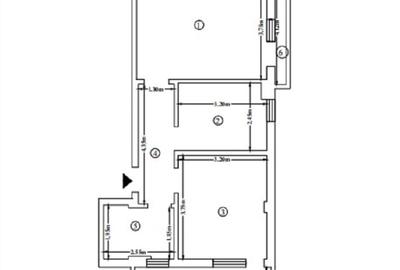 Apartament cu 2 camere decomandat în Semicentral - 1