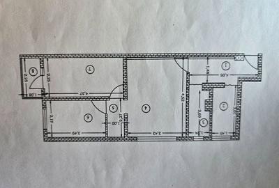Apartament cu 3 camere semidecomandat în 9 Mai - 6