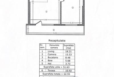 Apartament cu 2 camere semidecomandat, mobilat în Pipera - 15