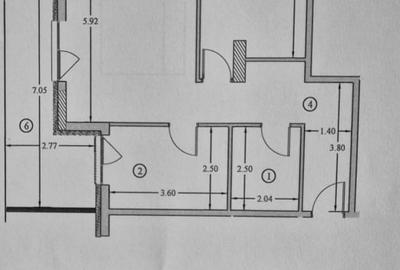 Apartament cu 2 camere semidecomandat în Mărăști - 13