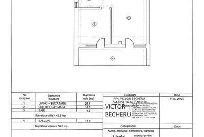 Apartament 2 camere Mamaia Nord vedere la mare - 11