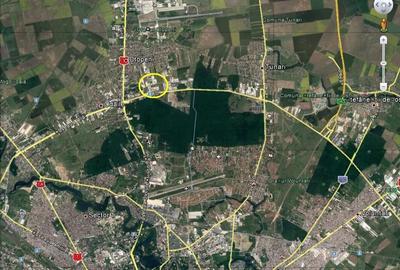 Teren de 3000 mp, în Nord