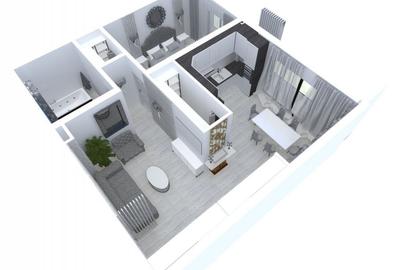 Apartament nou cu 2 camere de vanzare in Complexul Brubus -Santandrei - 4
