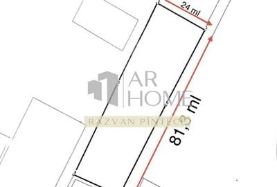 Teren de 1900 mp, în Păulești