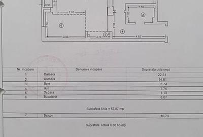Apartament cu 2 camere în Nord - 3
