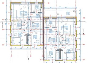 Proiect autorizat duplex (2 unitati) - teren intravilan 700 mp Chinteni - 4