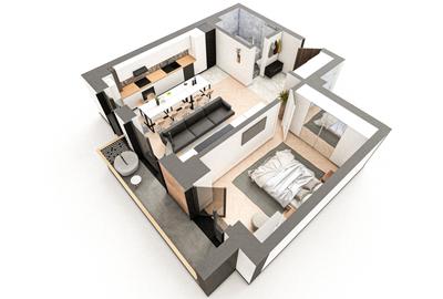 BRAUS CONFORT - Apartament Tip C – 2 Camere - 3