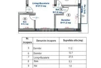 Apartament cu 3 camere, mobilat în Turnișor - 10