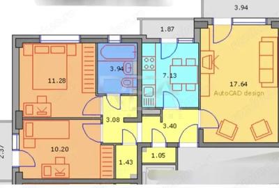 3 camere ,7/10, Politehnica-Str. Arinii Dornei. - 2