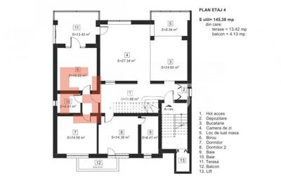 Penthouse pe 2 nivele, zona Complex Studentesc - 15