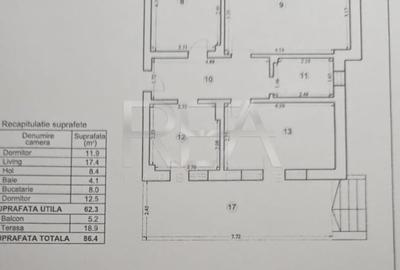 Apartament cu 3 camere decomandat în Sălăjan - 9